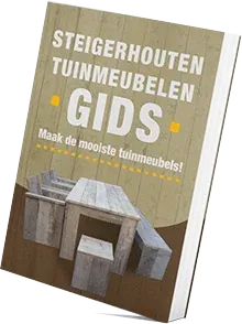 Cover van de gids over steigerhouten tuinmeubelen