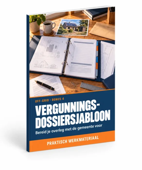 Afbeelding van bonus 4: Vergunningsdossiersjabloon.