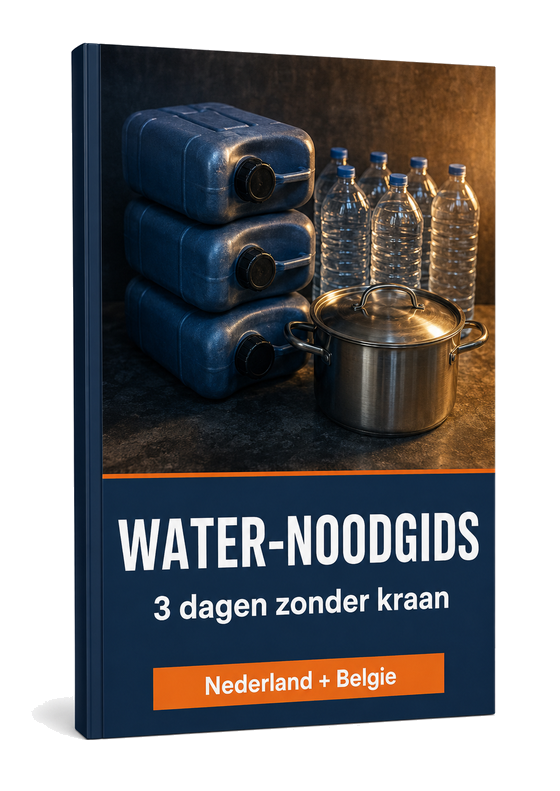 De Water-noodgids: 3 dagen zonder kraan, met de Nederlandse en de Belgische editie