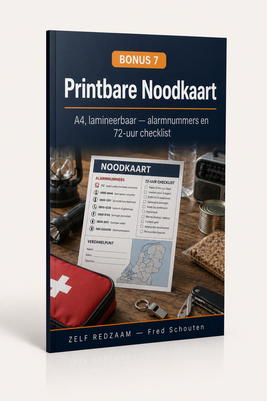 Bonus 7: Printbare noodkaart